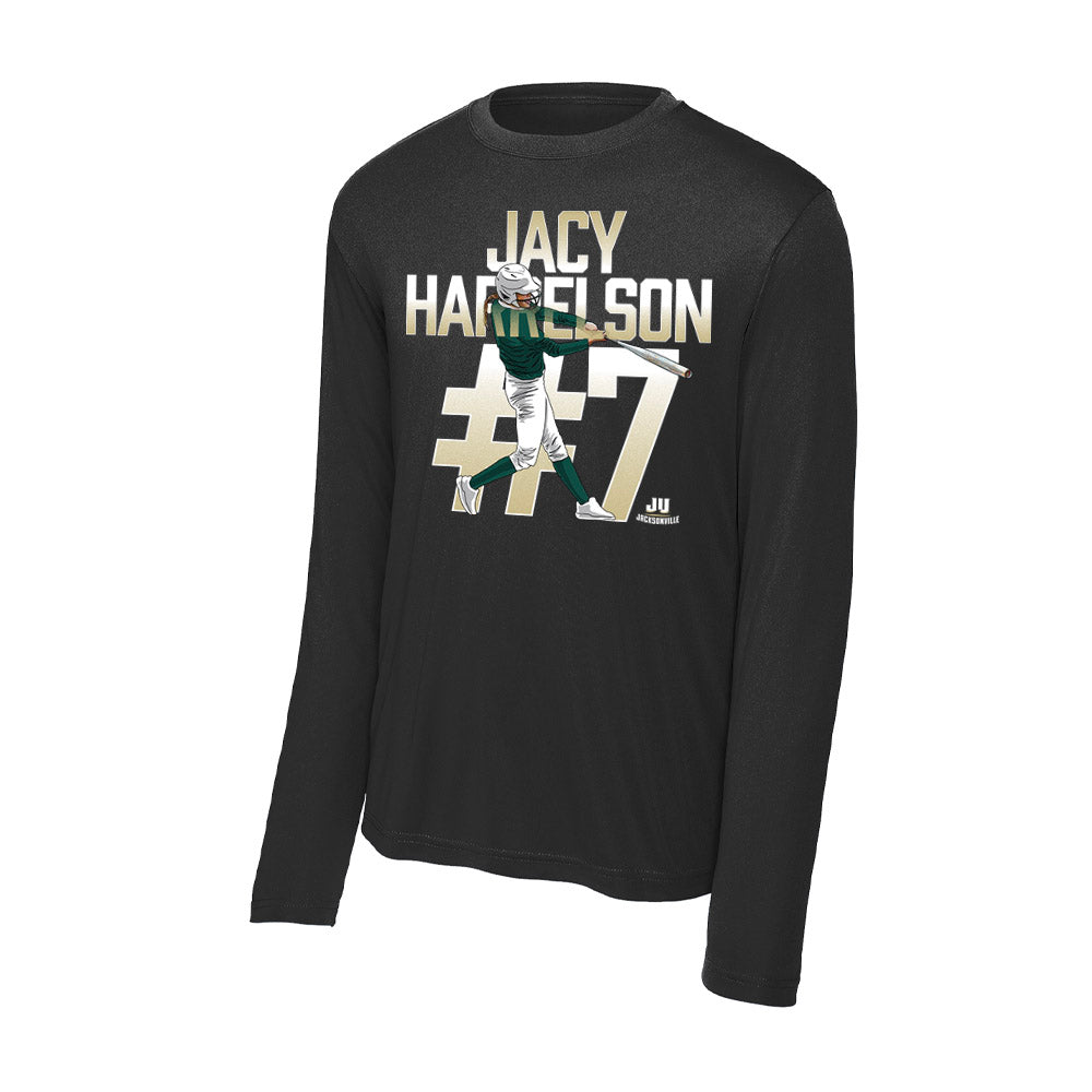 Jacksonville - NCAA Softball : Jacy Harrelson - Activewear Long Sleeve T-Shirt-0