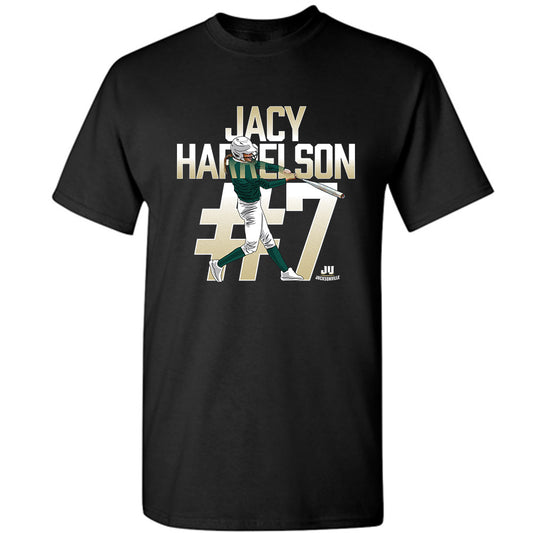 Jacksonville - NCAA Softball : Jacy Harrelson - Caricature T-Shirt-0