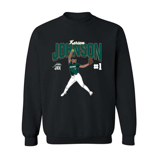 Jacksonville - NCAA Softball : Karson Johnson - Crewneck Sweatshirt-0