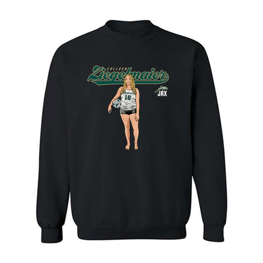 Jacksonville - NCAA Beach Volleyball : Colleen Ziegelmaier - Crewneck Sweatshirt-0