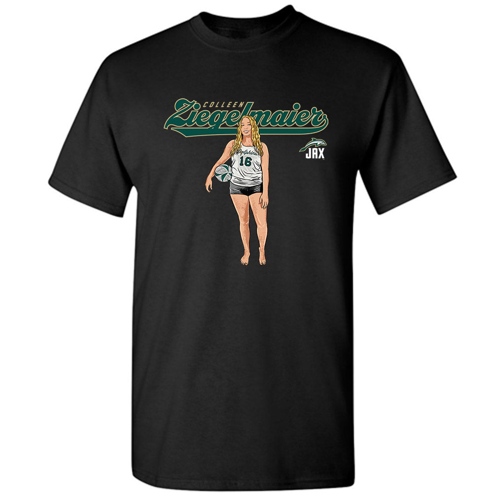 Jacksonville - NCAA Beach Volleyball : Colleen Ziegelmaier - T-Shirt-0