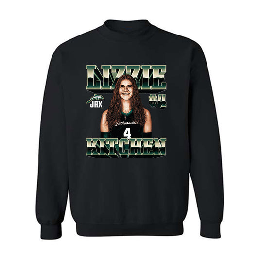 Jacksonville - NCAA Women's Volleyball : Lizzie Kitchen - Crewneck Sweatshirt-0