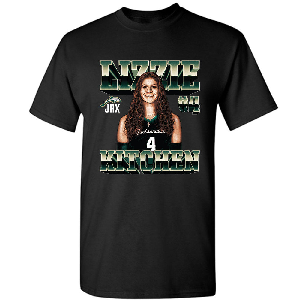 Jacksonville - NCAA Women's Volleyball : Lizzie Kitchen - T-Shirt-0
