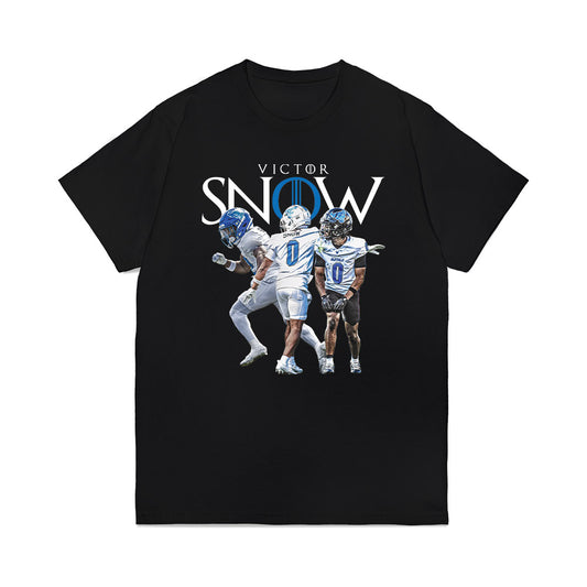 Buffalo - NCAA Football : Victor Snow - Player Collage Premium T-Shirt-0