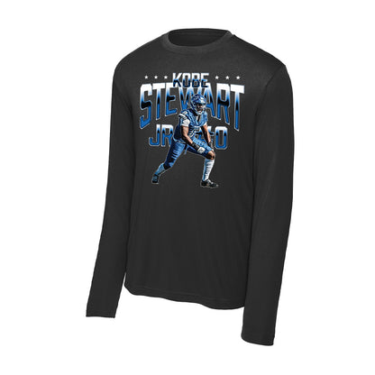 Buffalo - NCAA Football : Kobe Stewart - Player Collage Activewear Long Sleeve T-Shirt-0