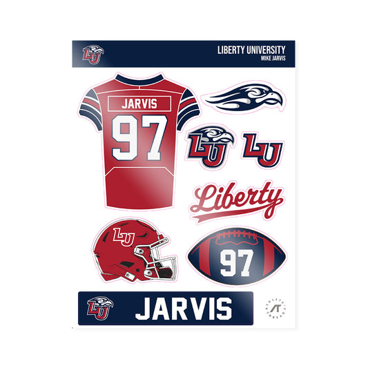 Liberty - NCAA Football : Mike Jarvis - Sticker Sheet-0