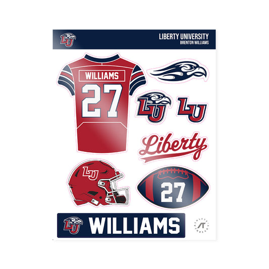 Liberty - NCAA Football : Brenton Williams - Sticker Sheet-0