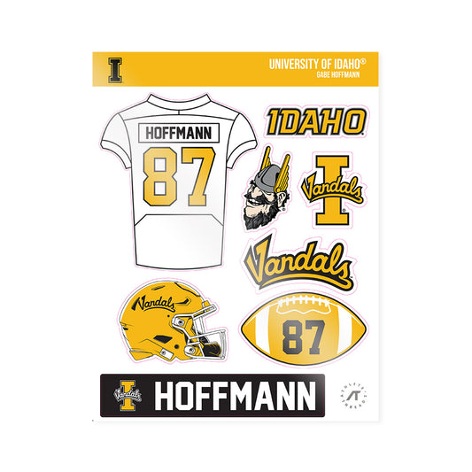 Idaho - NCAA Football : Gabe Hoffmann - Sticker Sheet-0