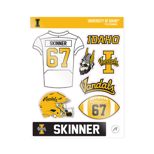 Idaho - NCAA Football : Tyler Skinner - Sticker Sheet-0