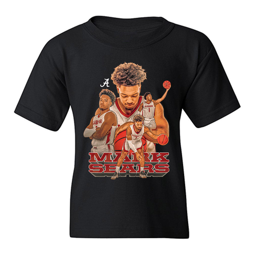 Alabama - NCAA Men's Basketball : Mark Sears - Player Collage Youth T-Shirt-0