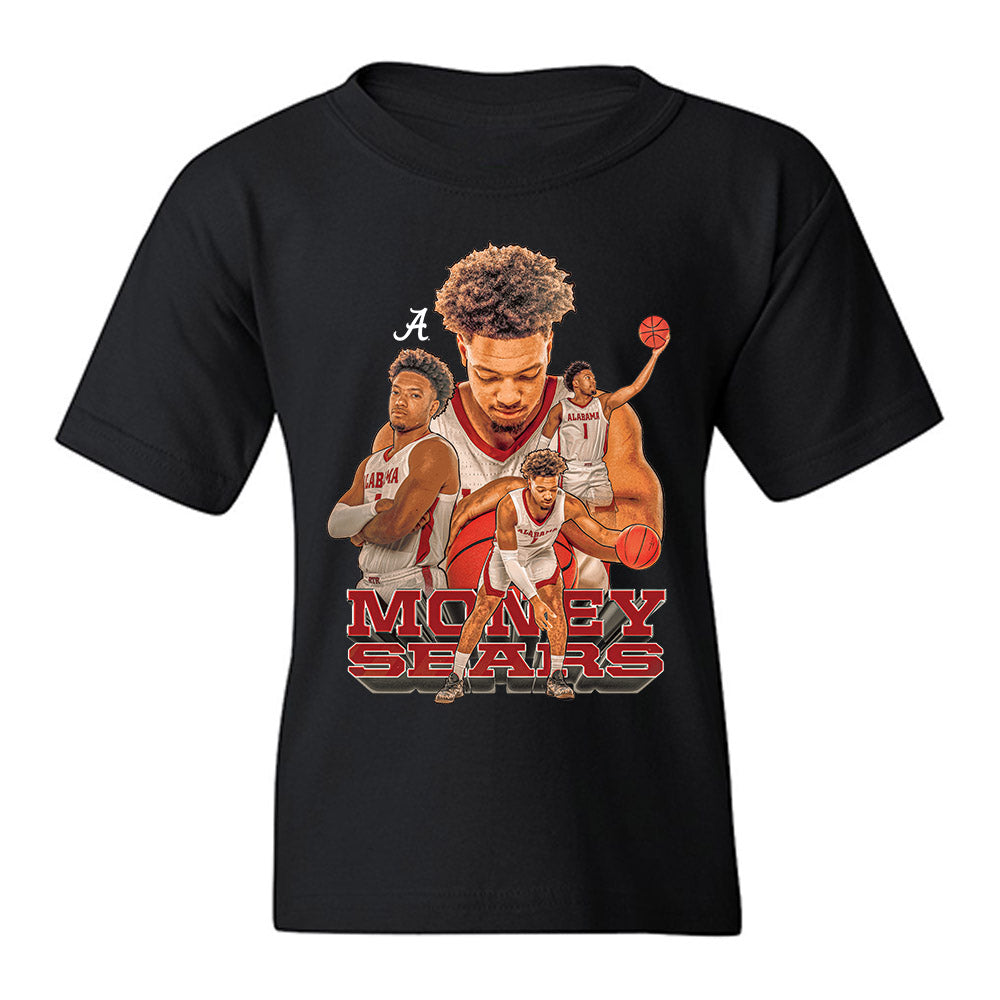 Alabama - NCAA Men's Basketball : Mark Sears - Player Collage Youth T-Shirt-0