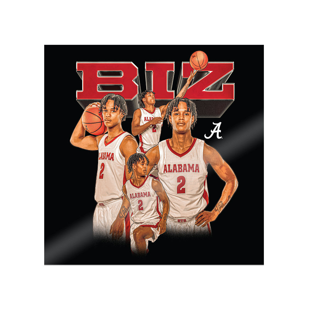 Alabama - NCAA Men's Basketball : Aden Holloway - Collage Sticker-0