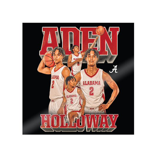 Alabama - NCAA Men's Basketball : Aden Holloway - Collage Sticker-0
