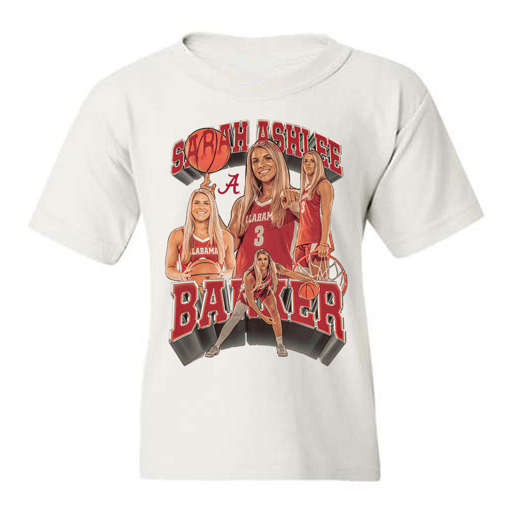 Alabama - NCAA Women's Basketball : Sarah Ashlee Barker - Player Collage Youth T-Shirt-0