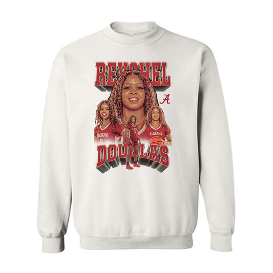 Alabama - NCAA Women's Basketball : Reychel Douglas - Player Collage Crewneck Sweatshirt-0