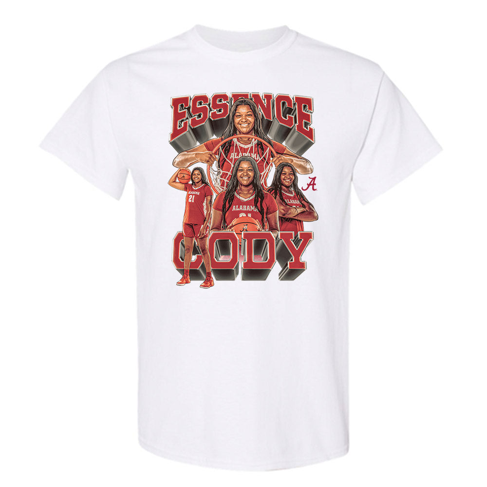 Alabama - NCAA Women's Basketball : Essence Cody - Player Collage T-Shirt-0