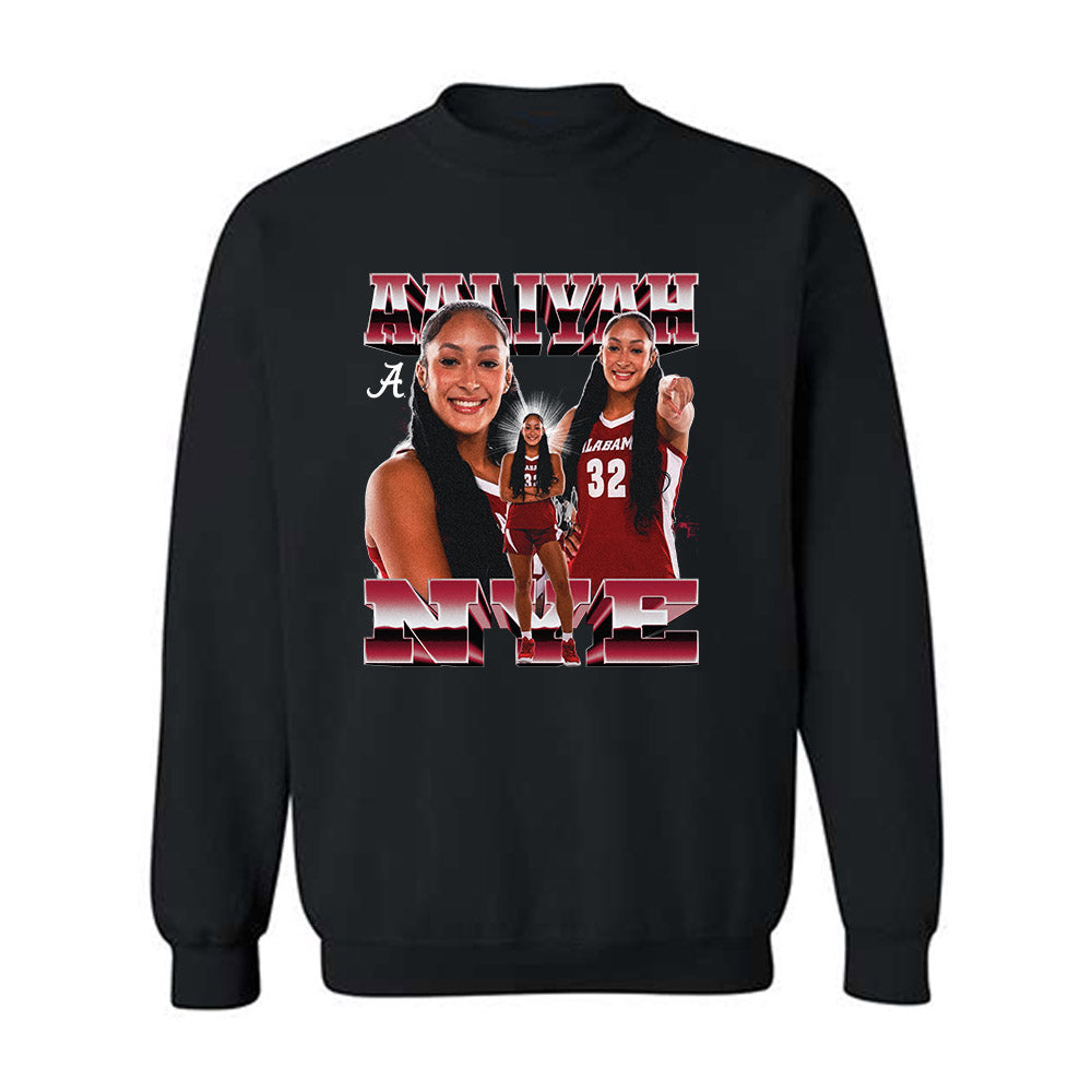 Alabama - NCAA Women's Basketball : Aaliyah Nye - Player Collage Crewneck Sweatshirt-0