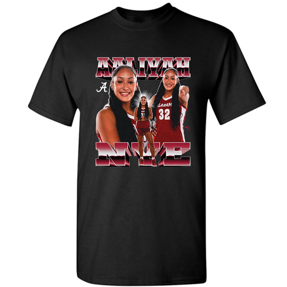 Alabama - NCAA Women's Basketball : Aaliyah Nye - Player Collage T-Shirt-0