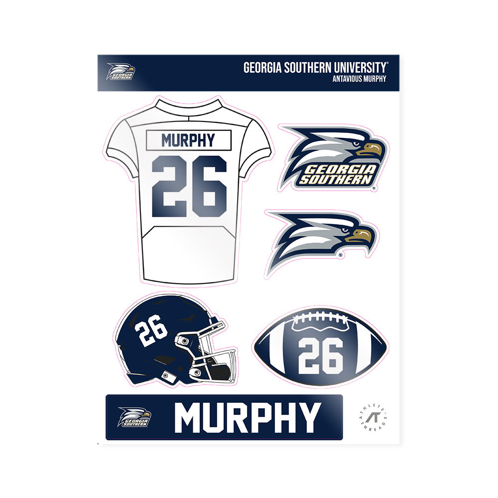 Georgia Southern - NCAA Football : Antavious Murphy - Sticker Sheet-0
