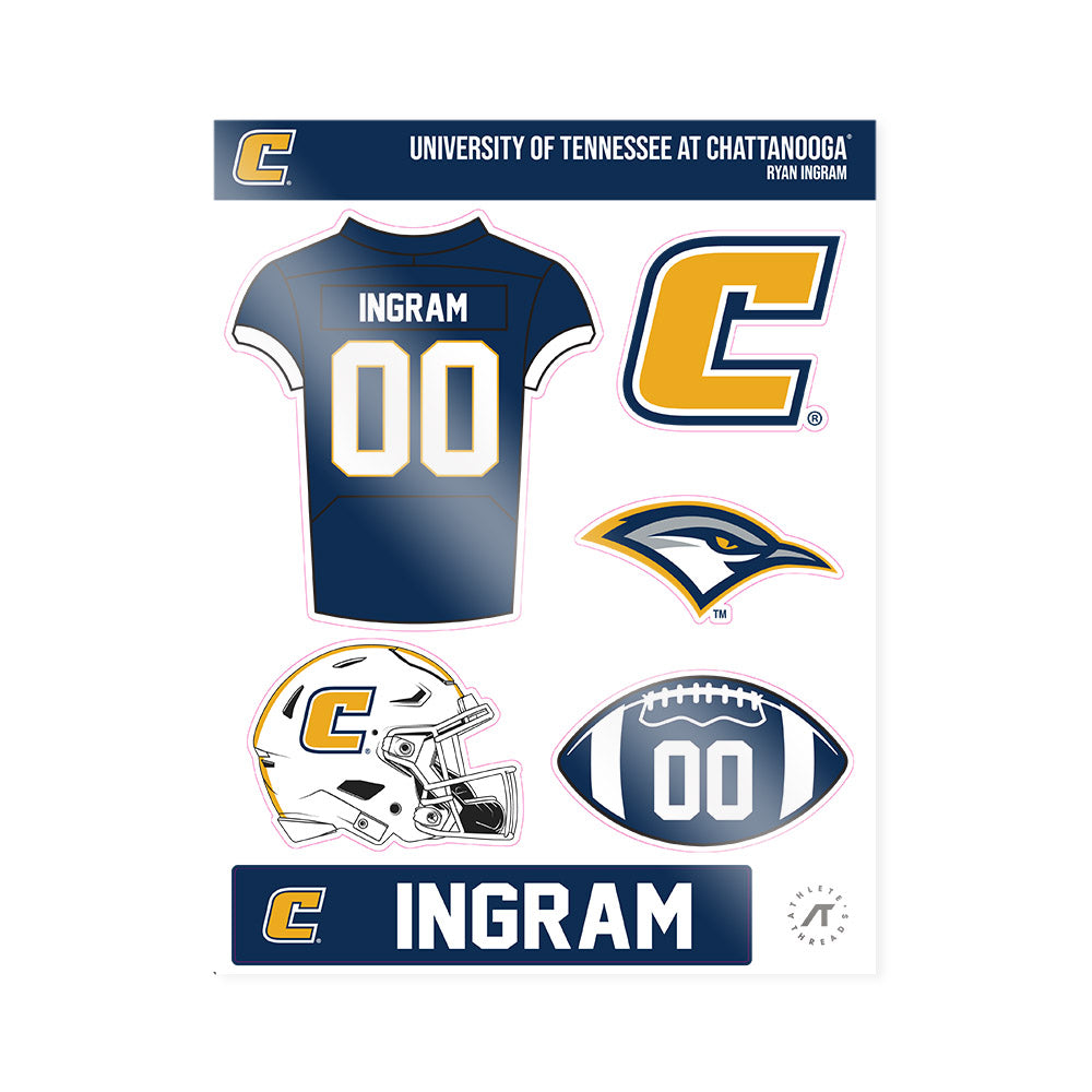 UTC - NCAA Football : Ryan Ingram - Sticker Sheet-0