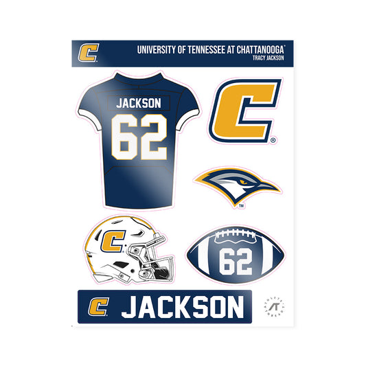 UTC - NCAA Football : Tracy Jackson - Sticker Sheet-0