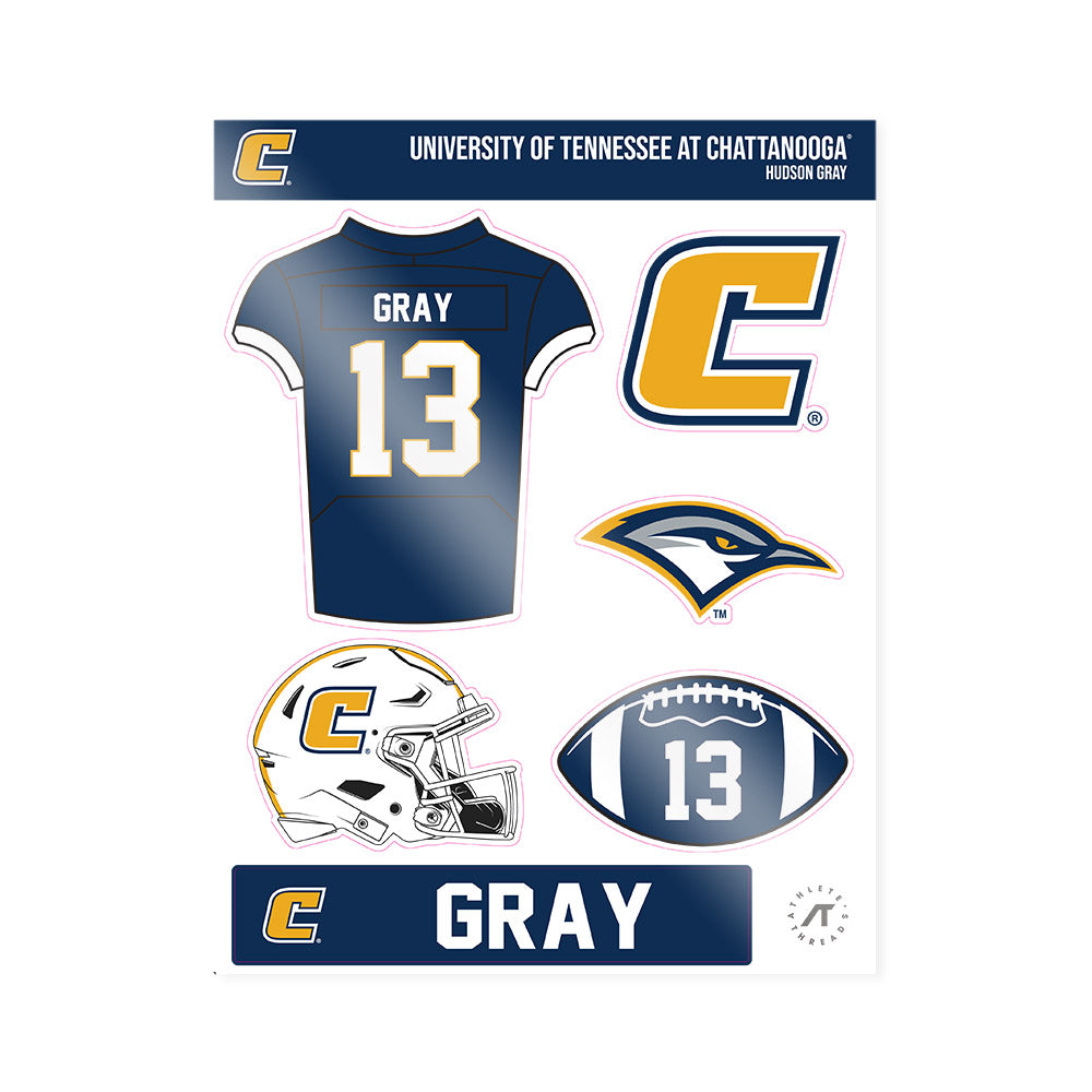 UTC - NCAA Football : Hudson Gray - Sticker Sheet-0