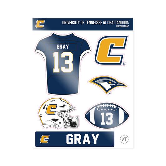 UTC - NCAA Football : Hudson Gray - Sticker Sheet-0