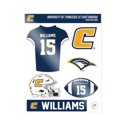 UTC - NCAA Football : Joshua Williams - Sticker Sheet-0