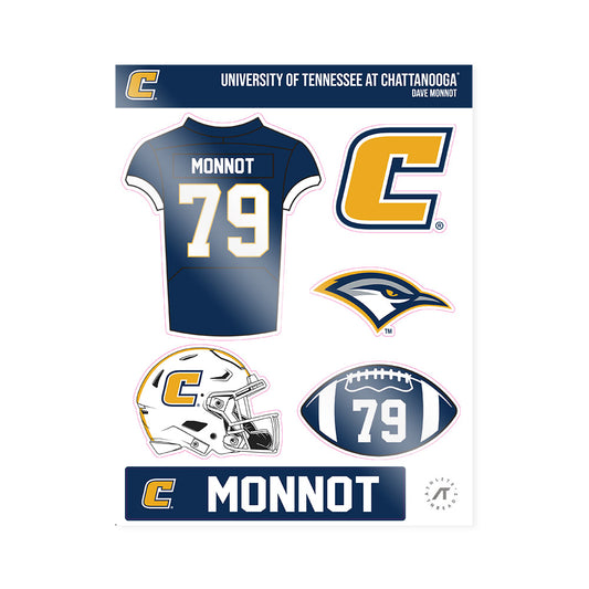 UTC - NCAA Football : Dave Monnot - Sticker Sheet-0