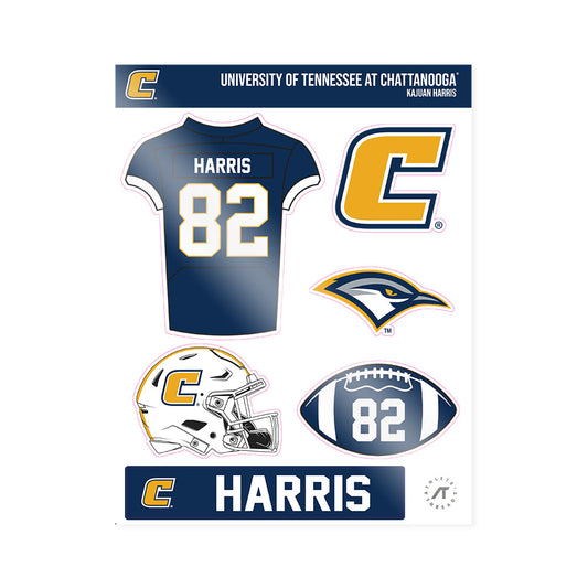 UTC - NCAA Football : KaJuan Harris - Sticker Sheet-0