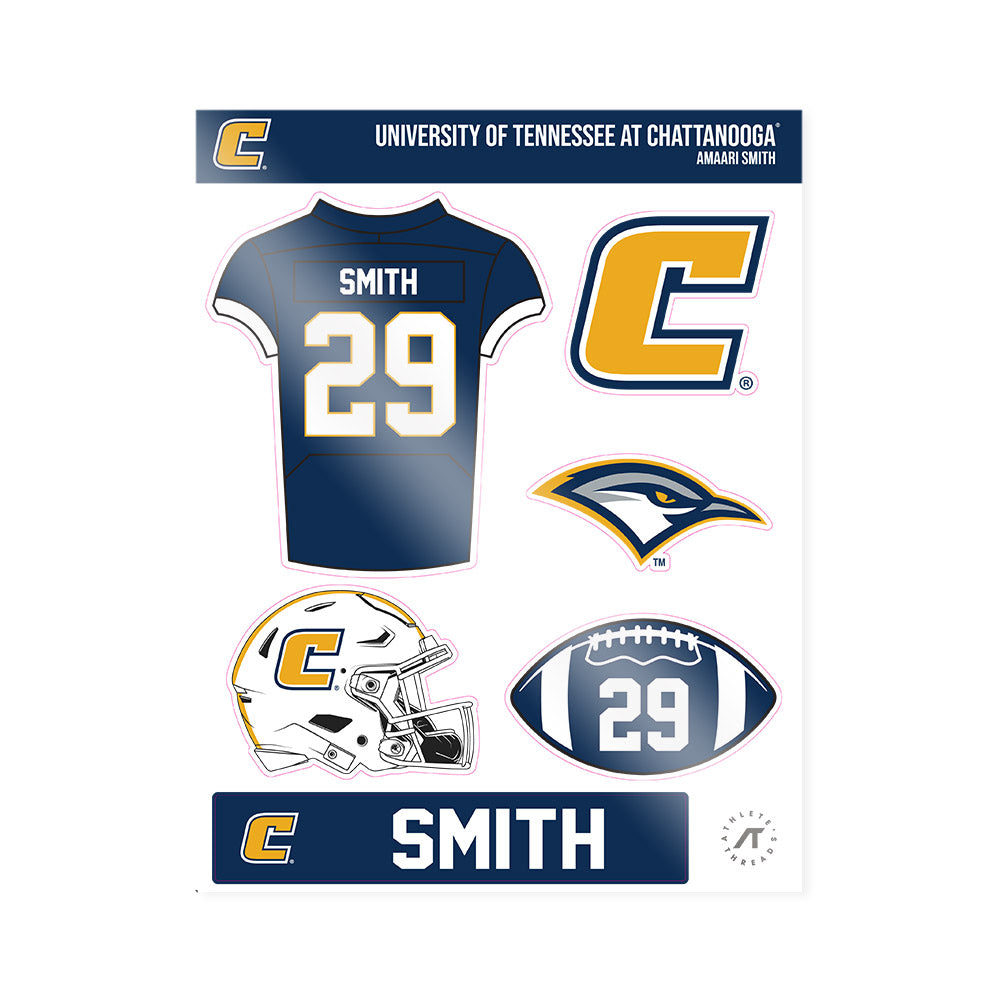 UTC - NCAA Football : Amaari Smith - Sticker Sheet-0