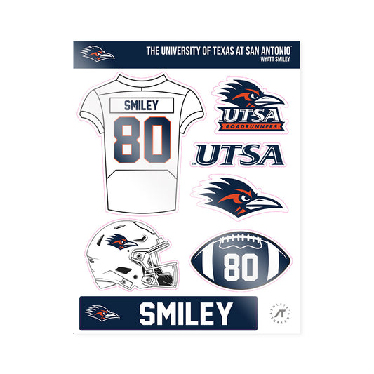 UTSA - NCAA Football : Wyatt Smiley - Sticker Sheet-0