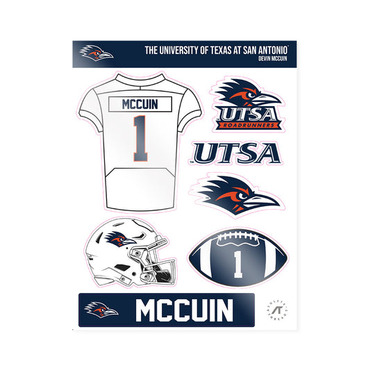 UTSA - NCAA Football : Devin McCuin - Sticker Sheet-0