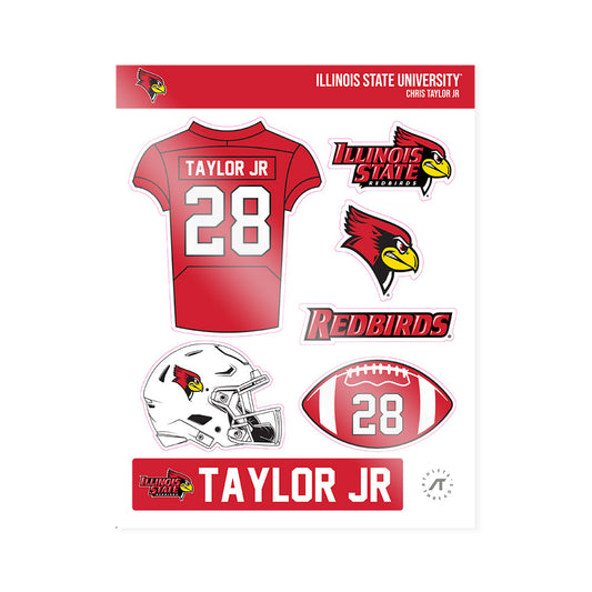 Illinois State - NCAA Football : Chris Taylor Jr - Sticker Sheet-0