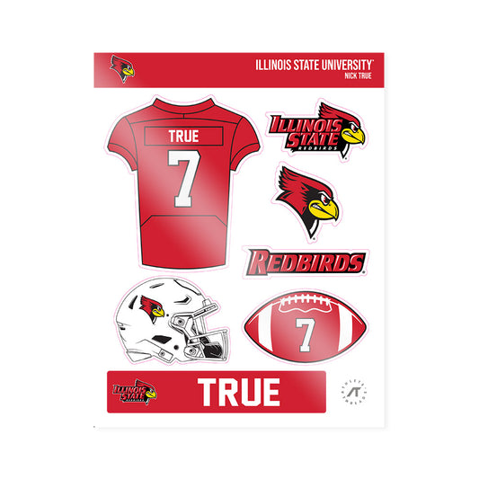 Illinois State - NCAA Football : Nick True - Sticker Sheet-0
