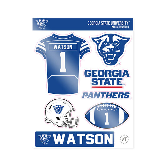 Georgia State - NCAA Football : Kenyatta Watson - Sticker Sheet-0
