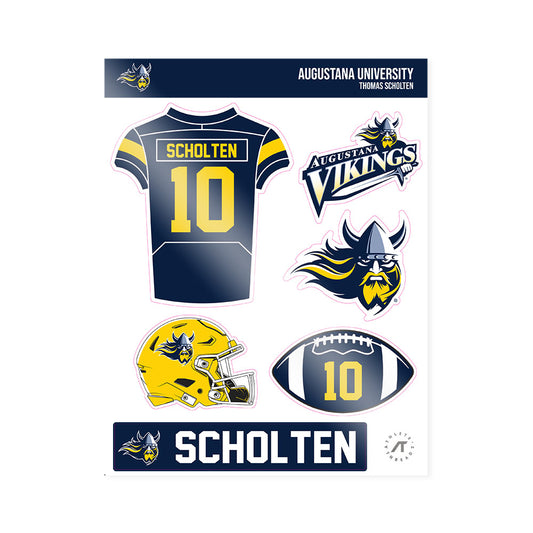 AU - NCAA Football : Thomas Scholten - Sticker Sheet-0