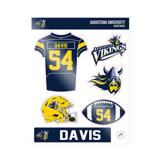 AU - NCAA Football : Kaleb Davis - Sticker Sheet-0