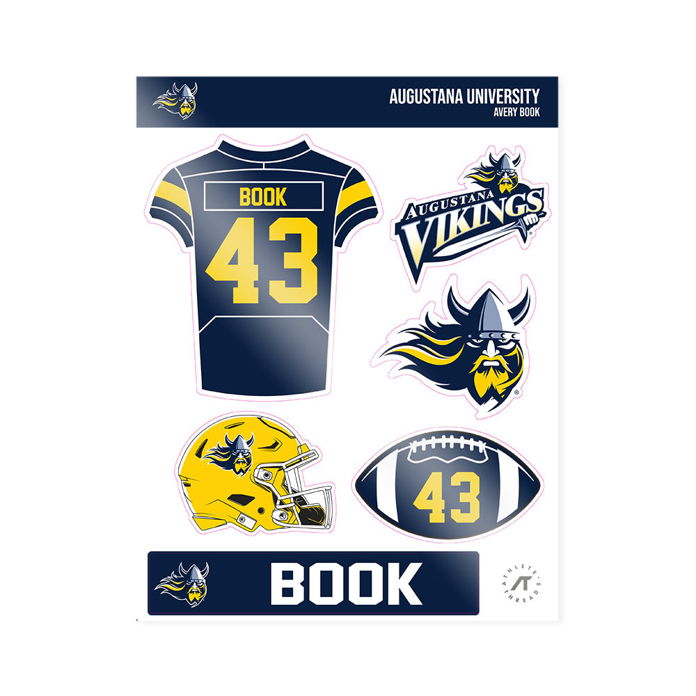 AU - NCAA Football : Avery Book - Sticker Sheet-0