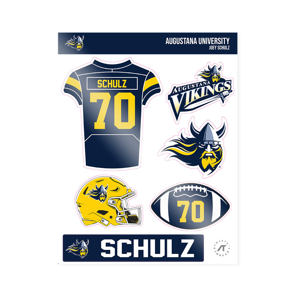 AU - NCAA Football : Joey Schulz - Sticker Sheet-0
