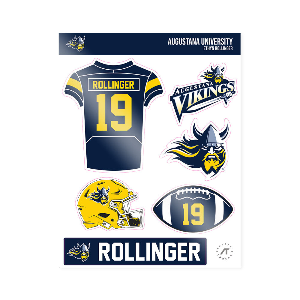 AU - NCAA Football : Ethyn Rollinger - Sticker Sheet-0