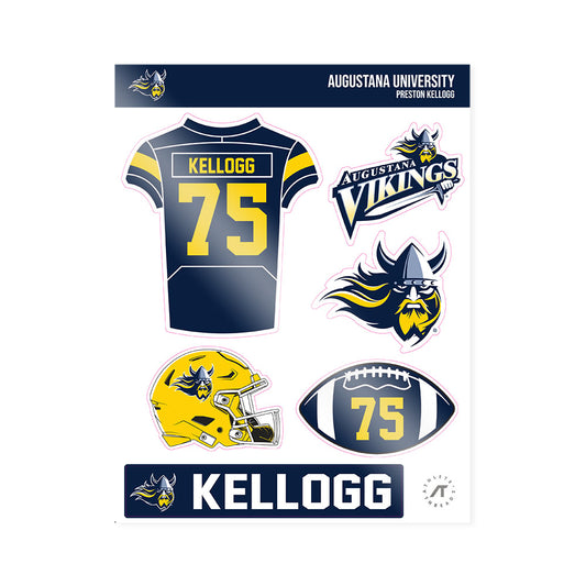 AU - NCAA Football : Preston Kellogg - Sticker Sheet-0