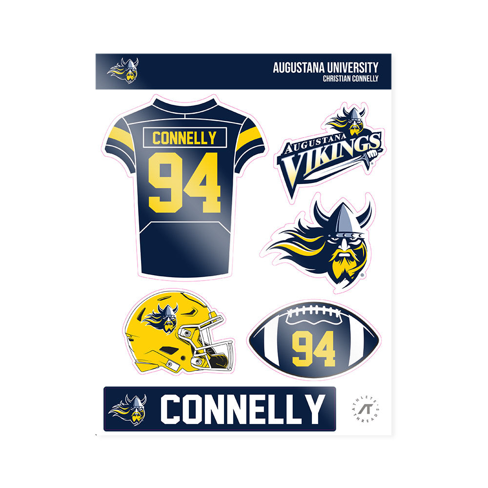 AU - NCAA Football : Christian Connelly - Sticker Sheet-0