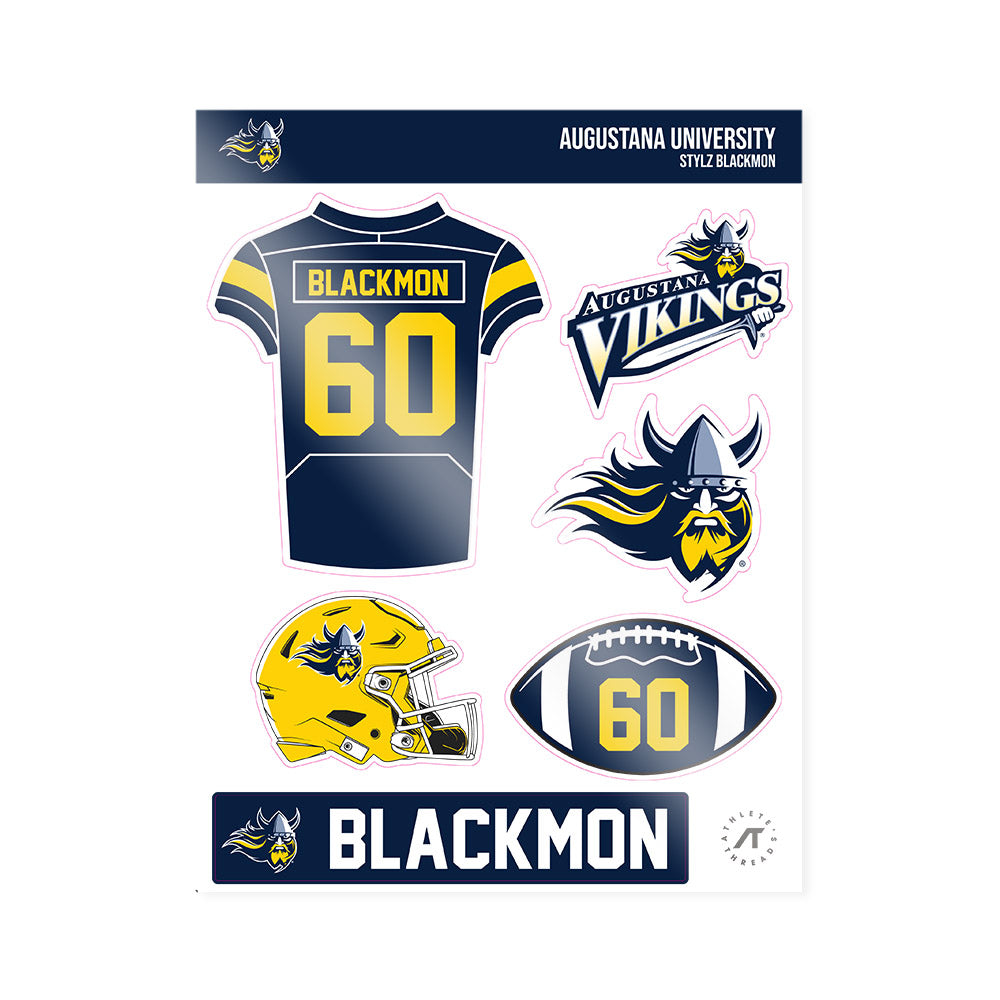 AU - NCAA Football : Stylz Blackmon - Sticker Sheet-0