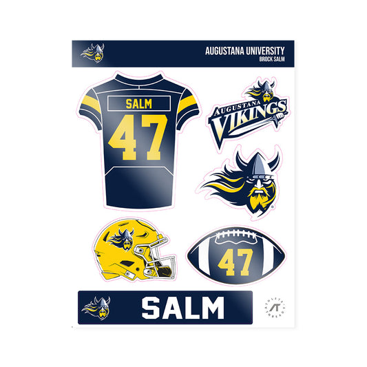 AU - NCAA Football : Brock Salm - Sticker Sheet-0