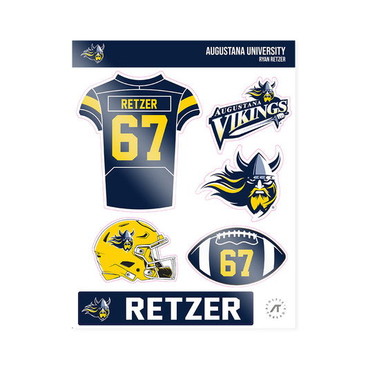 AU - NCAA Football : Ryan Retzer - Sticker Sheet-0