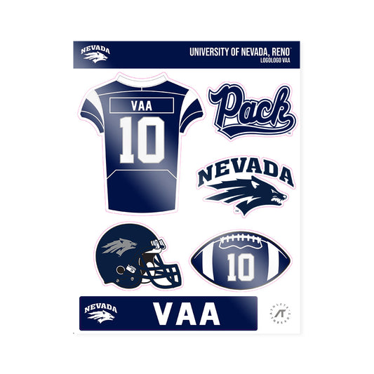 Nevada - NCAA Football : Logologo Vaa - Sticker Sheet-0
