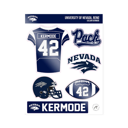 Nevada - NCAA Football : Colson Kermode - Sticker Sheet-0