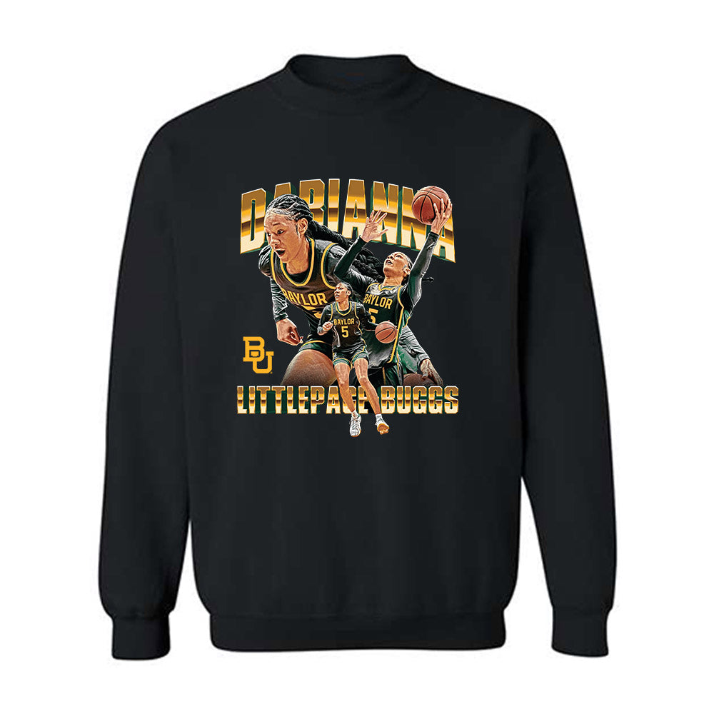 Baylor - NCAA Women's Basketball : Darianna Littlepage-Buggs - Crewneck Sweatshirt-0