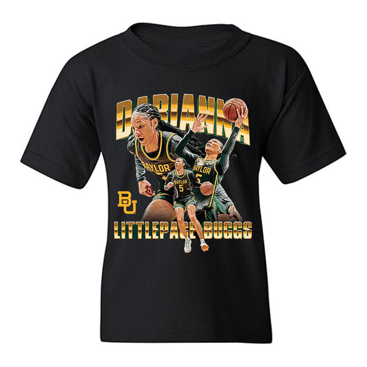 Baylor - NCAA Women's Basketball : Darianna Littlepage-Buggs - Youth T-Shirt-0